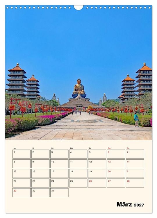 Produktbild: Taiwan &ndash; Traumreise durch Asiens Geheimtipp (Wandkalender 2027 DIN A3 hoch), CALVENDO Monatskalender