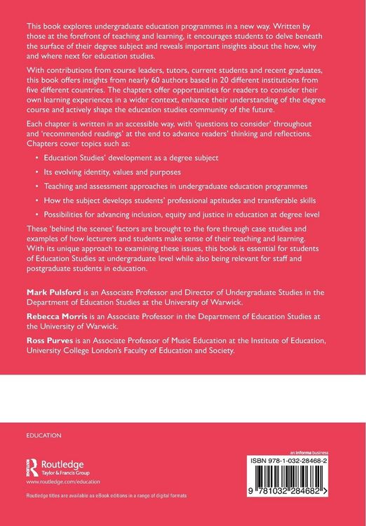 Produktbild: Understanding Education Studies