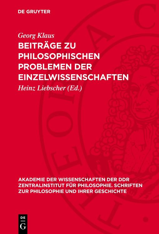 Produktbild: Beitr&auml;ge zu philosophischen Problemen der Einzelwissenschaften