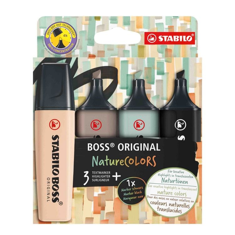 Produktbild: Textmarker BOSS ORIGINAL NatureCOL.