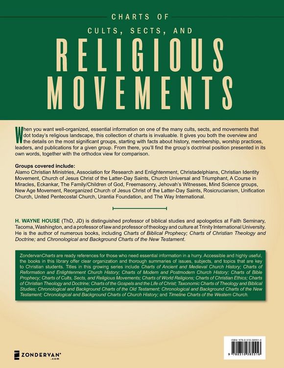 Produktbild: A Charts of Cults, Sects, and Religious Movements