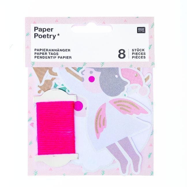 Produktbild: Papieranh&auml;nger, Jolly Christmas, Pastell