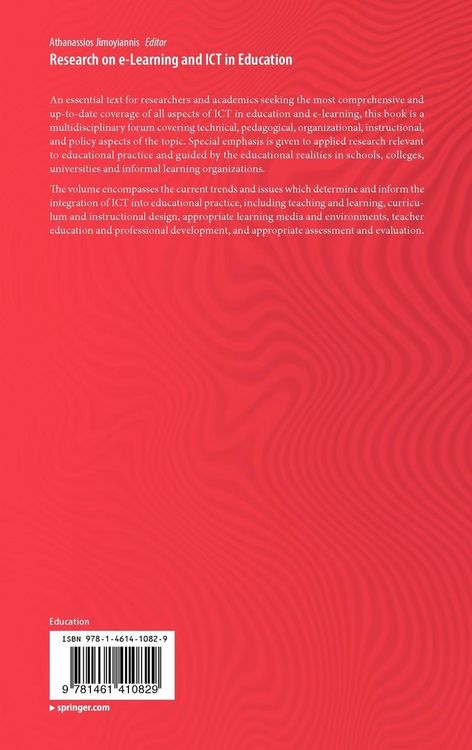 Produktbild: Research on e-Learning and ICT in Education