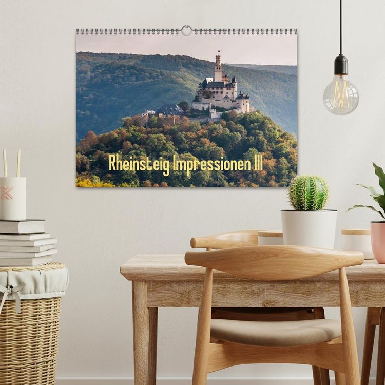 Produktbild: Rheinsteig Impressionen III (Wandkalender 2026 DIN A3 quer), CALVENDO Monatskalender