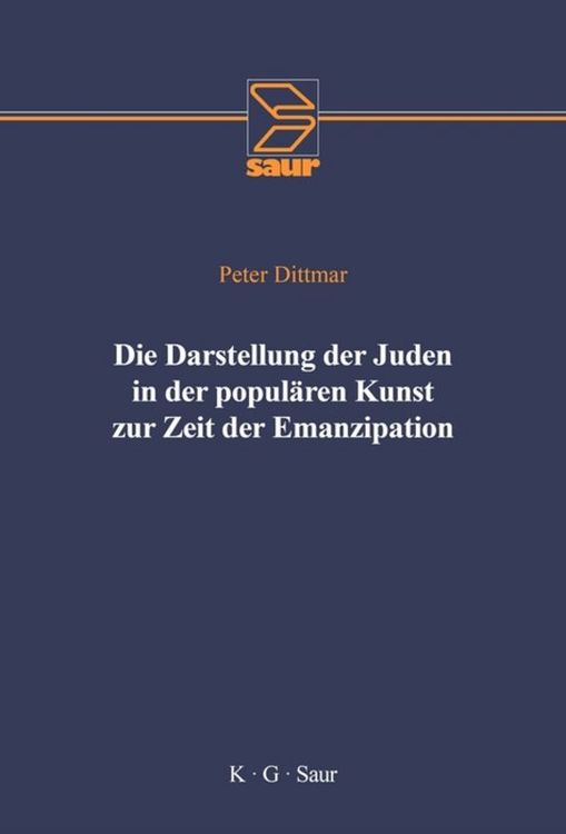 Produktbild: Die Darstellung der Juden in der popul&auml;ren Kunst zur Zeit der Emanzipation
