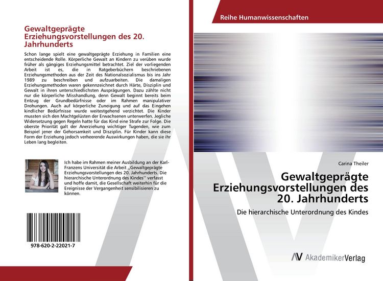 Produktbild: Gewaltgepr&auml;gte Erziehungsvorstellungen des 20. Jahrhunderts