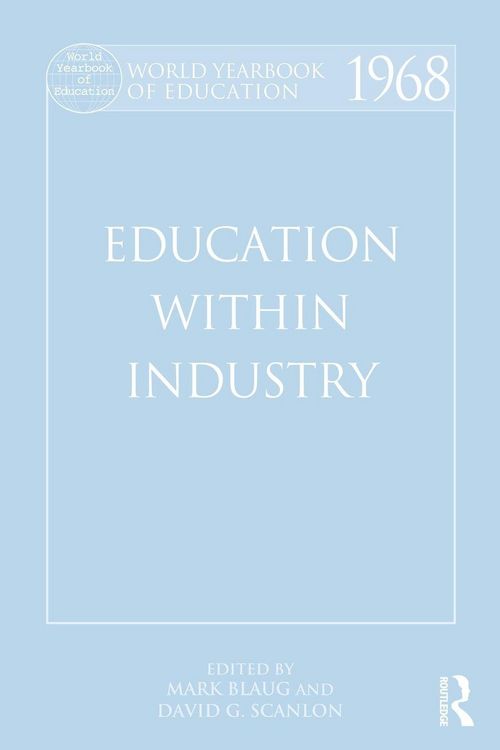 Produktbild: World Yearbook of Education 1968