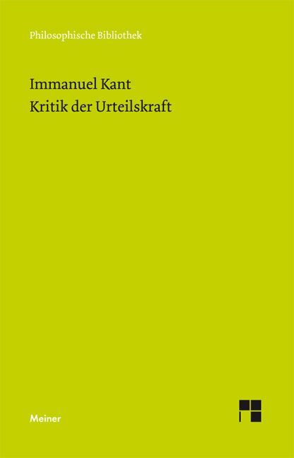 Produktbild: Kritik der Urteilskraft