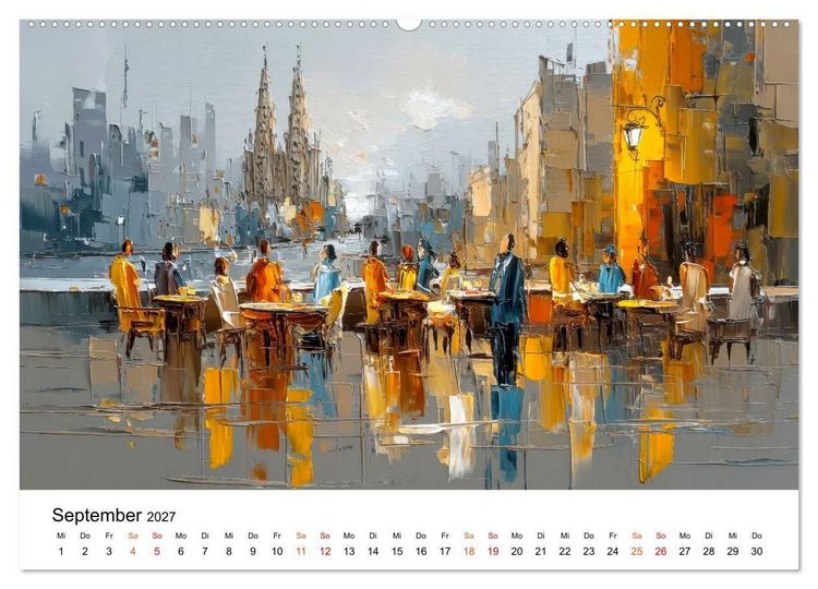 Produktbild: Europa Eleganz - Premium Edition (Wandkalender 2027 DIN A2 quer), CALVENDO Monatskalender