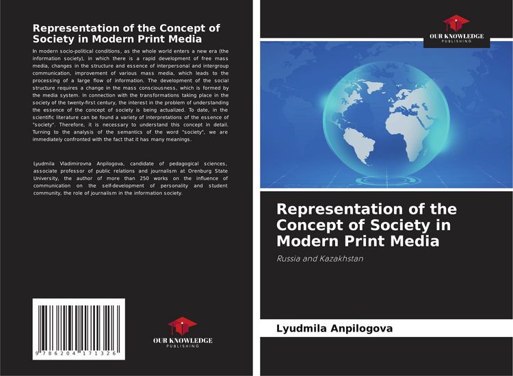 Produktbild: Representation of the Concept of Society in Modern Print Media