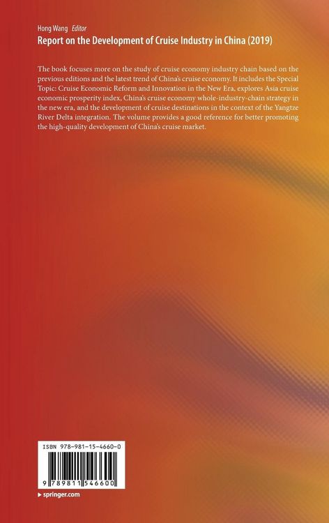 Produktbild: Report on the Development of Cruise Industry in China (2019)