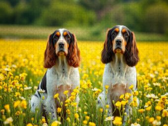 Produktbild: CALVENDO Puzzle American Cocker Spaniel | 1000 Teile Lege-Gr&ouml;&szlig;e 64x48cm Foto-Puzzle f&uuml;r gl&uuml;ckliche Stunden