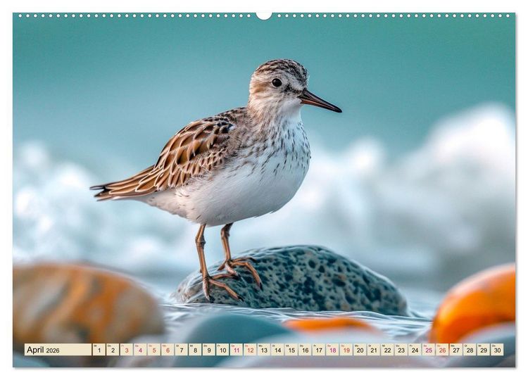 Produktbild: Strandl&auml;ufer - immer flink unterwegs (Wandkalender 2026 DIN A2 quer), CALVENDO Monatskalender