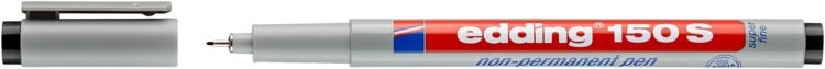 Produktbild: OHP-Marker edding 150 S non-permanent, 0,3 mm, schwarz