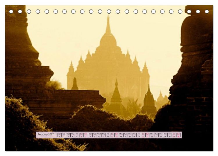 Produktbild: Spiritual Light of Asia (Desk Calendar 2027 DIN A5 landscape), CALVENDO 12 Month DeskCalendar