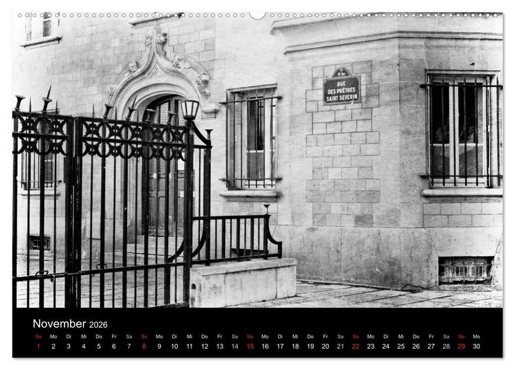 Produktbild: Streifzug durch Paris (Wandkalender 2026 DIN A2 quer), CALVENDO Monatskalender