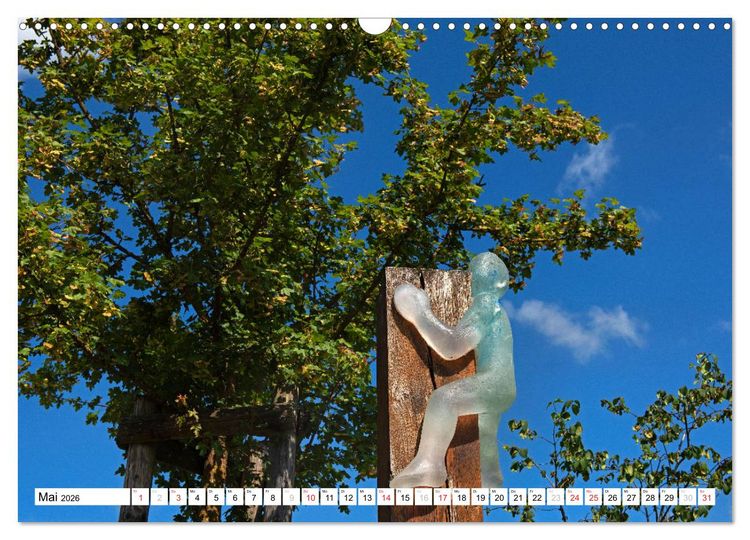Produktbild: Gl&auml;serne Attraktionen - Glaskunst im Bayerischen Wald (Wandkalender 2026 DIN A3 quer), CALVENDO Monatskalender