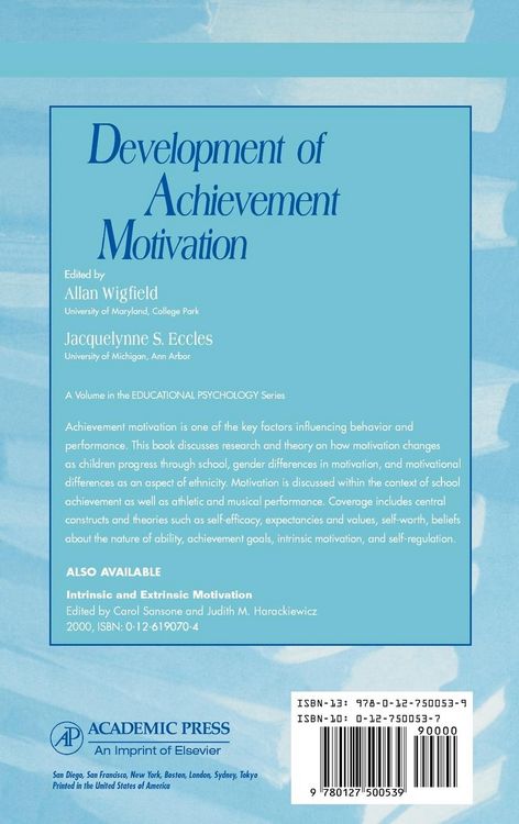 Produktbild: Devel Of Achievement Motivation