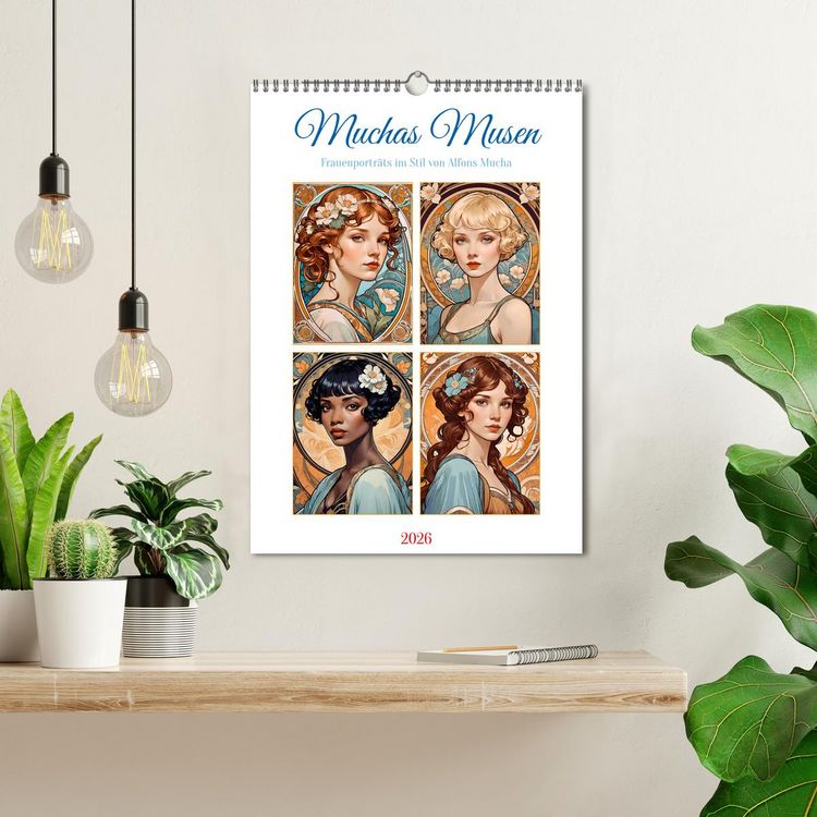Produktbild: Muchas Musen (Wandkalender 2026 DIN A3 hoch), CALVENDO Monatskalender