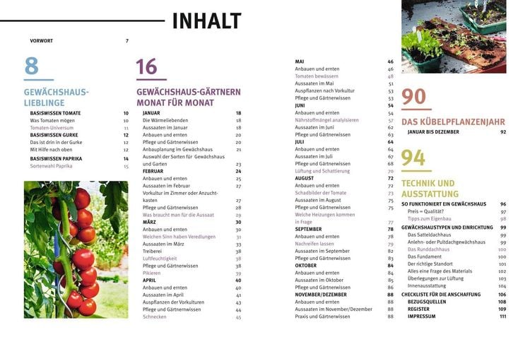Produktbild: G&auml;rtnern im Gew&auml;chshaus Monat f&uuml;r Monat