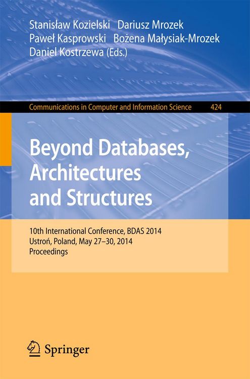 Produktbild: Beyond Databases, Architectures, and Structures