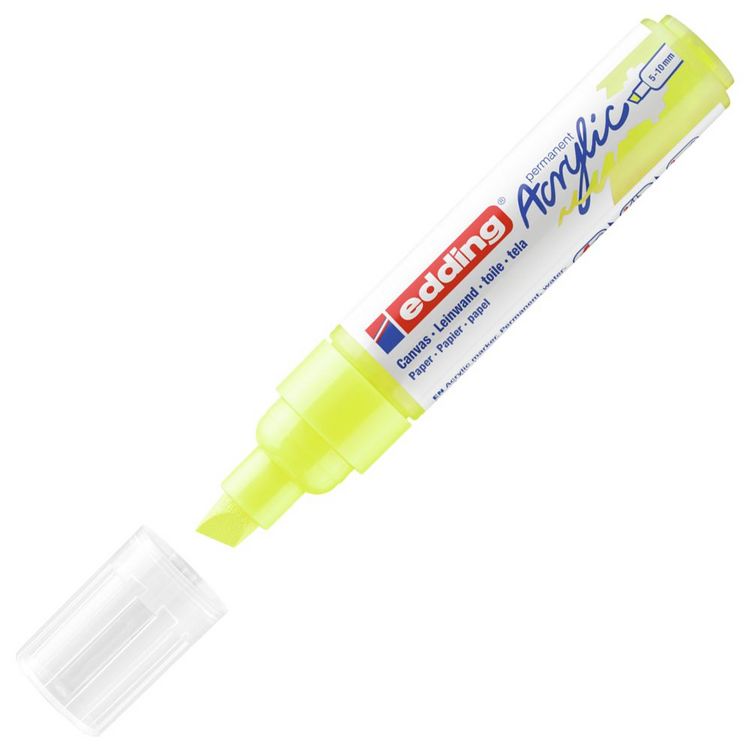 Produktbild: edding Acrylmarker 5000 neongelb 5-10mm