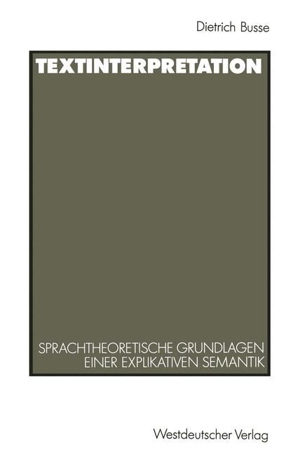 Produktbild: Textinterpretation