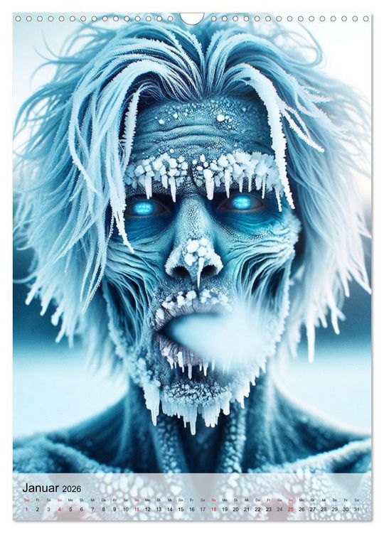 Produktbild: Zombie Selfies - Ein humorvoller Blick auf das untote Dasein (Wandkalender 2026 DIN A3 hoch), CALVENDO Monatskalender