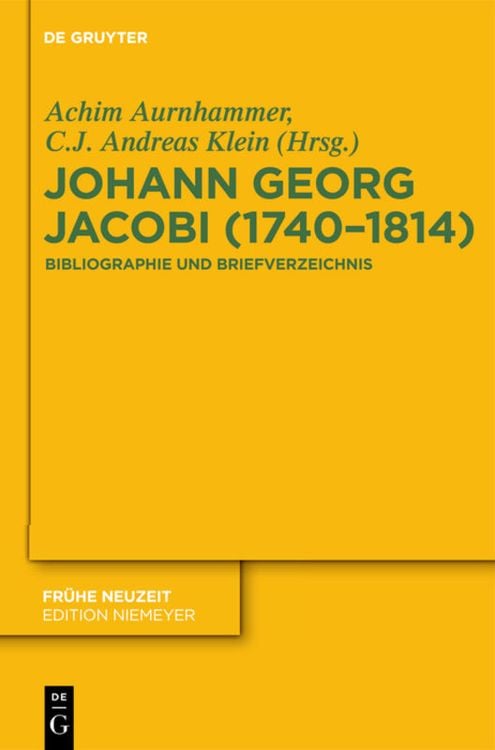 Produktbild: Johann Georg Jacobi (1740&ndash;1814)