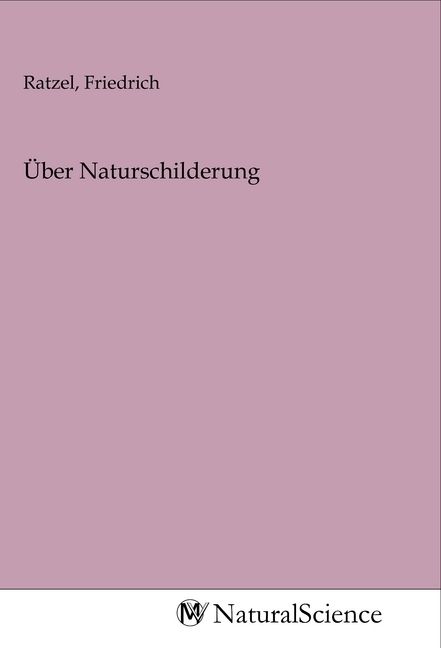 Produktbild: &Uuml;ber Naturschilderung