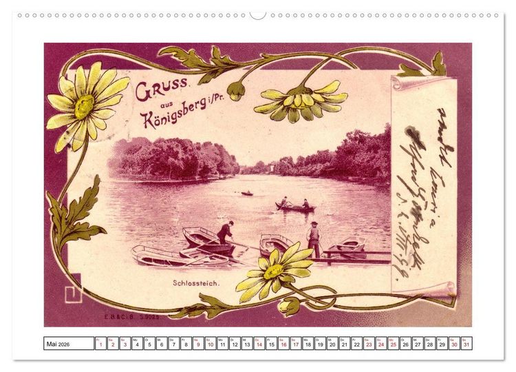 Produktbild: Gruss aus K&ouml;nigsberg (Wandkalender 2026 DIN A2 quer), CALVENDO Monatskalender
