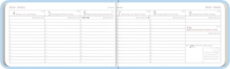 Produktbild: MyTimer TO GO Deluxe Hellblau 2027