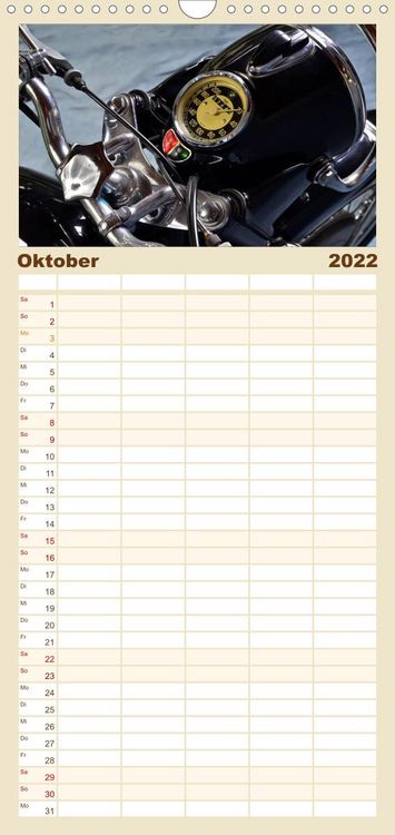 Produktbild: Familienplaner BMW R69S (Wandkalender 2022 , 21 cm x 45 cm, hoch)