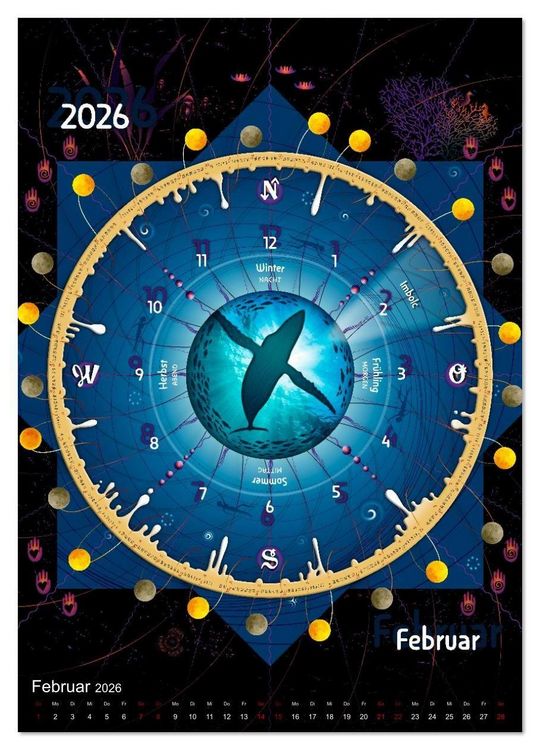 Produktbild: Jahreskreise (Wandkalender 2026 DIN A3 hoch), CALVENDO Monatskalender