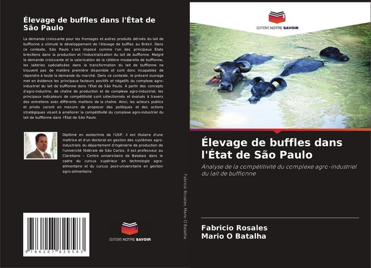 Produktbild: &Eacute;levage de buffles dans l'&Eacute;tat de S&atilde;o Paulo