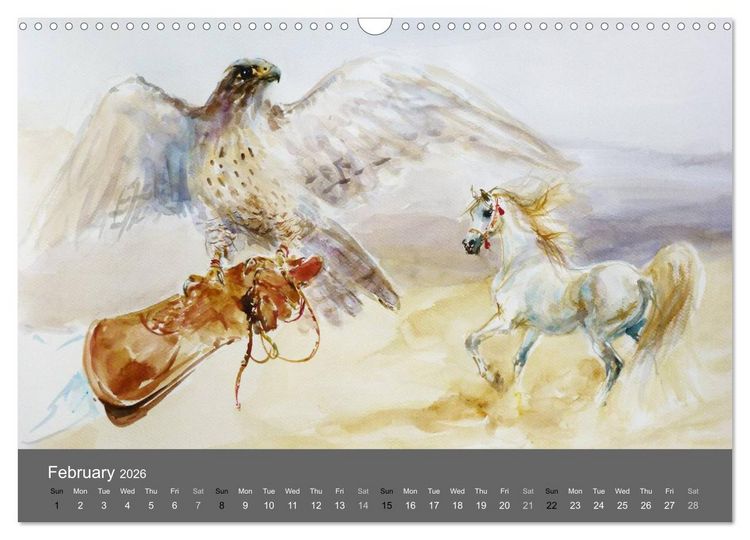 Produktbild: Horses in four seasons 2026 (Wall Calendar 2026 DIN A3 landscape), CALVENDO 12 Month Wall Calendar