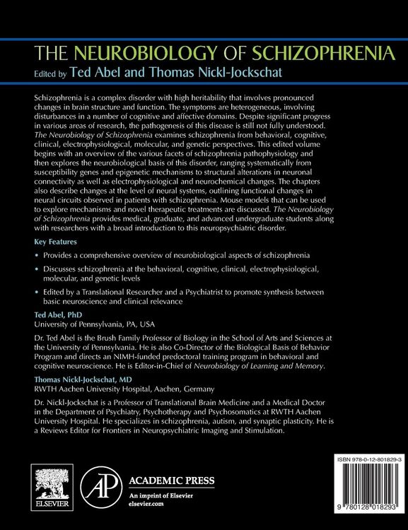 Produktbild: Neurobiology of Schizophrenia