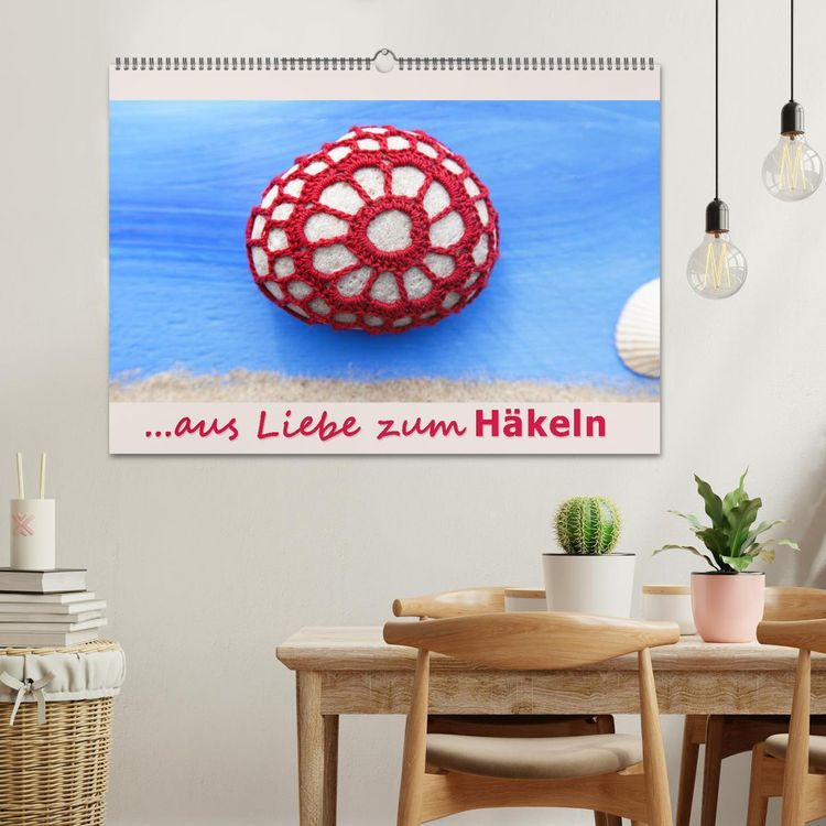 Produktbild: Aus Liebe zum H&auml;keln (Wandkalender 2026 DIN A2 quer), CALVENDO Monatskalender