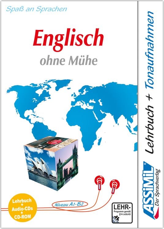 Produktbild: Assimil. Englisch ohne M&uuml;he. Multimedia-PLUS. Lehrbuch und 4 Audio CDs und CD-ROM f&uuml;r Win 98 / ME / 2000 / XP