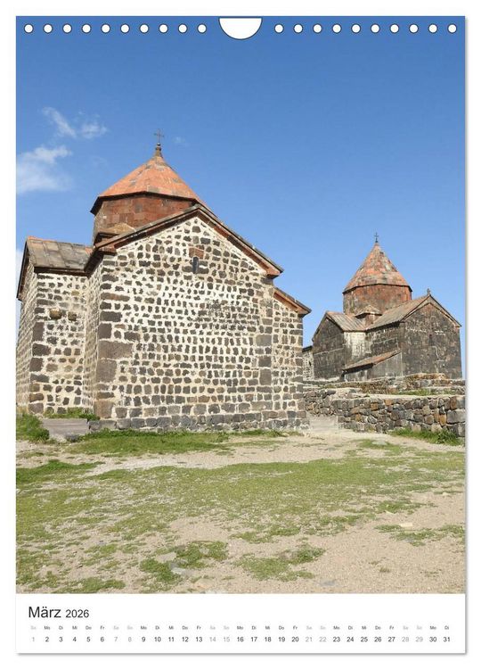 Produktbild: Armenien KULT.P - Kultur - Kl&ouml;ster - Landschaften - Seidenstra&szlig;e (Wandkalender 2026 DIN A4 hoch), CALVENDO Monatskalender