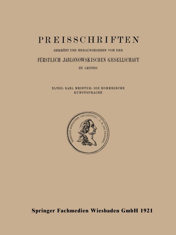 Produktbild: Die Homerische Kunstsprache