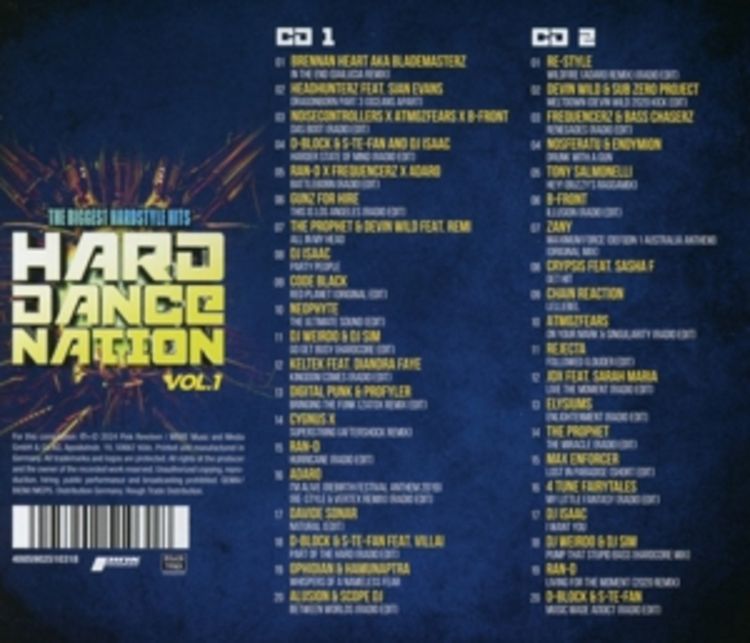 Produktbild: Hard Dance Nation Vol.1/The Biggest Hardstyle Hits