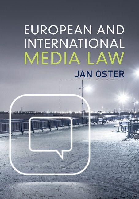 Produktbild: European and International Media Law