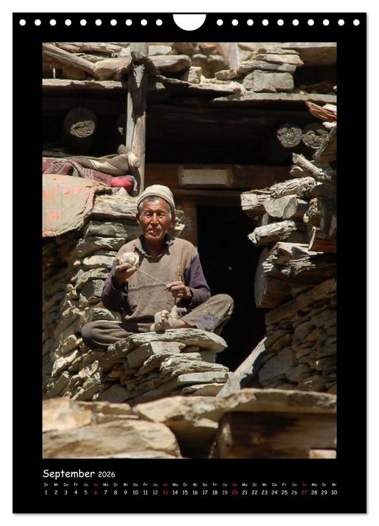 Produktbild: Nepal - Gesichter eines Landes (Wandkalender 2026 DIN A4 hoch), CALVENDO Monatskalender
