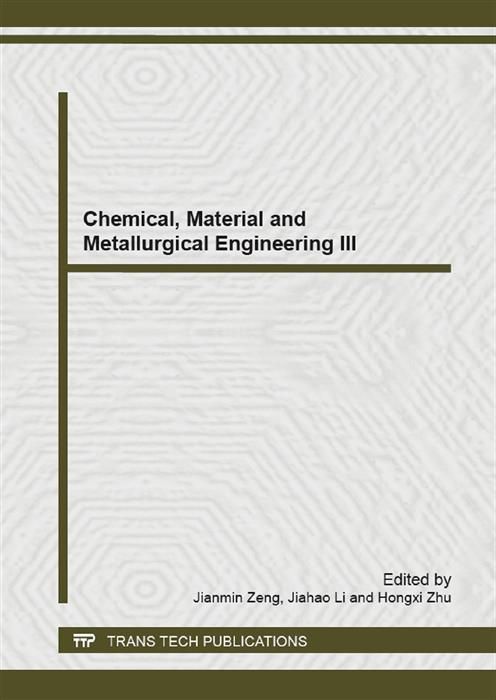 Produktbild: Chemical, Material and Metallurgical Engineering III
