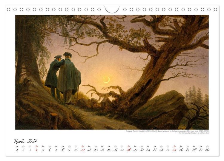 Produktbild: Im Mondschein. Malerische stille Nacht - Kunstkalender (Wandkalender 2027 DIN A4 quer), CALVENDO Monatskalender