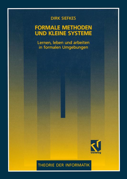 Produktbild: Formale Methoden und kleine Systeme