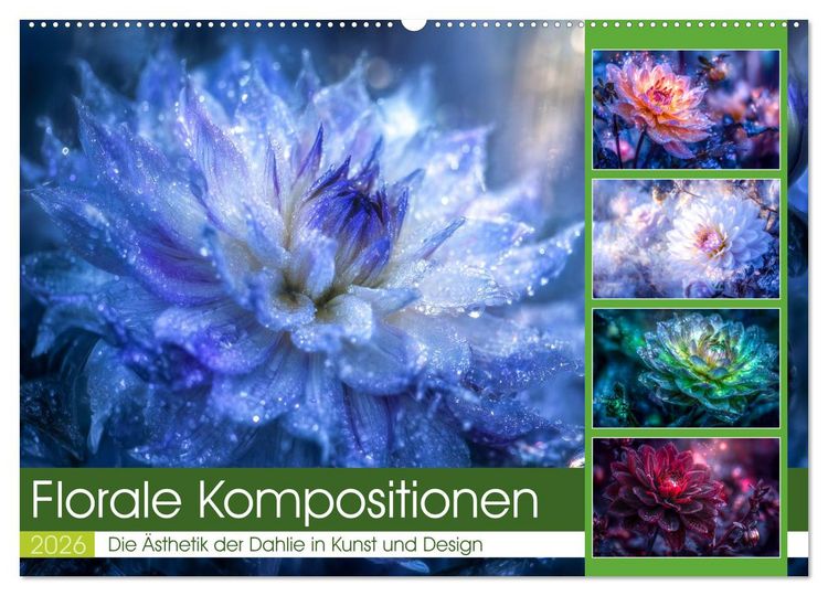 Produktbild: Florale Kompositionen (Wandkalender 2026 DIN A2 quer), CALVENDO Monatskalender