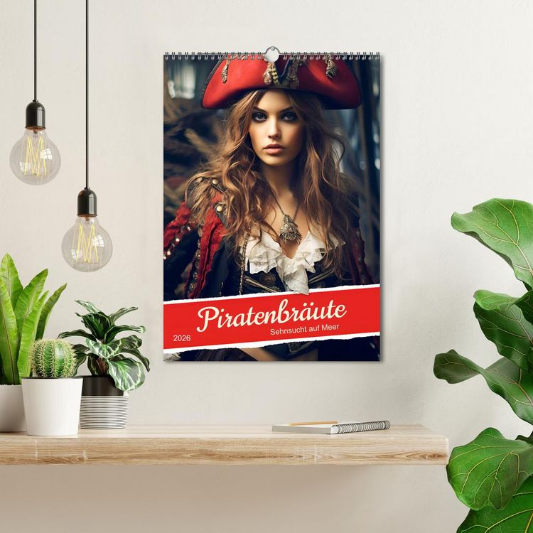 Produktbild: Piratenbr&auml;ute Sehnsucht auf Meer (Wandkalender 2026 DIN A3 hoch), CALVENDO Monatskalender