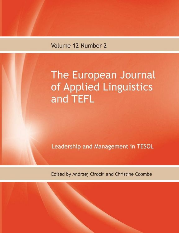 Produktbild: The European Journal of Applied Linguistics and TEFL Volume 12 Number 2